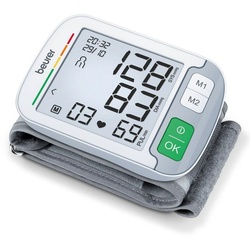 BEURER Blutdruckmessgerät Handgelenk-Blutdruckmessgerät BC51 Grau grau