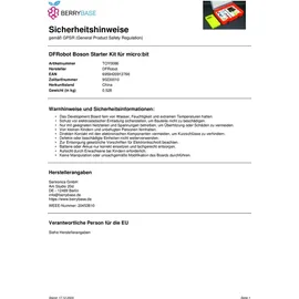 DFRobot Boson Starter Kit für micro:bit
