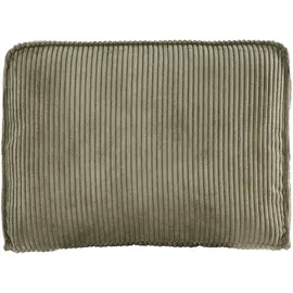 Beliani Sessel VIND Cord 72 x 71 x 70 cm Grün mit Kissen