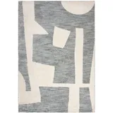 KADIMA DESIGN Teppich abstrakt Grau-Beige 200 x 300 cm - ARLEN Kadima Design