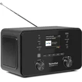 TechniSat DIGITRADIO 550 IR - Stereo Internetradio WLAN, Bluetooth, App-Steuerung, Wecker), Schwarz