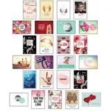 Nova MD Postkarten Hochzeit - 25 Postkarten Liebe
