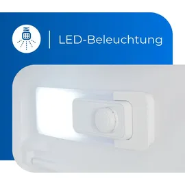 Exquisit KS320-V-H-040E Kühlschrank (242 l, 1426 mm hoch, Weiß)