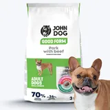 John Dog Good Form Schwein mit Rind 3 kg