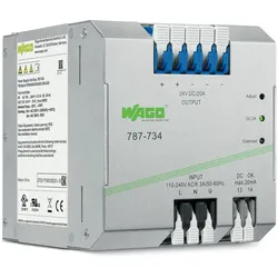 1St. Wago 787-734 Primär getaktete Stromversorgung Eco 1-phasig