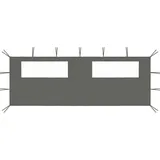 Pavillon-seitenwand Mit Fenstern 6x2 M Anthrazit