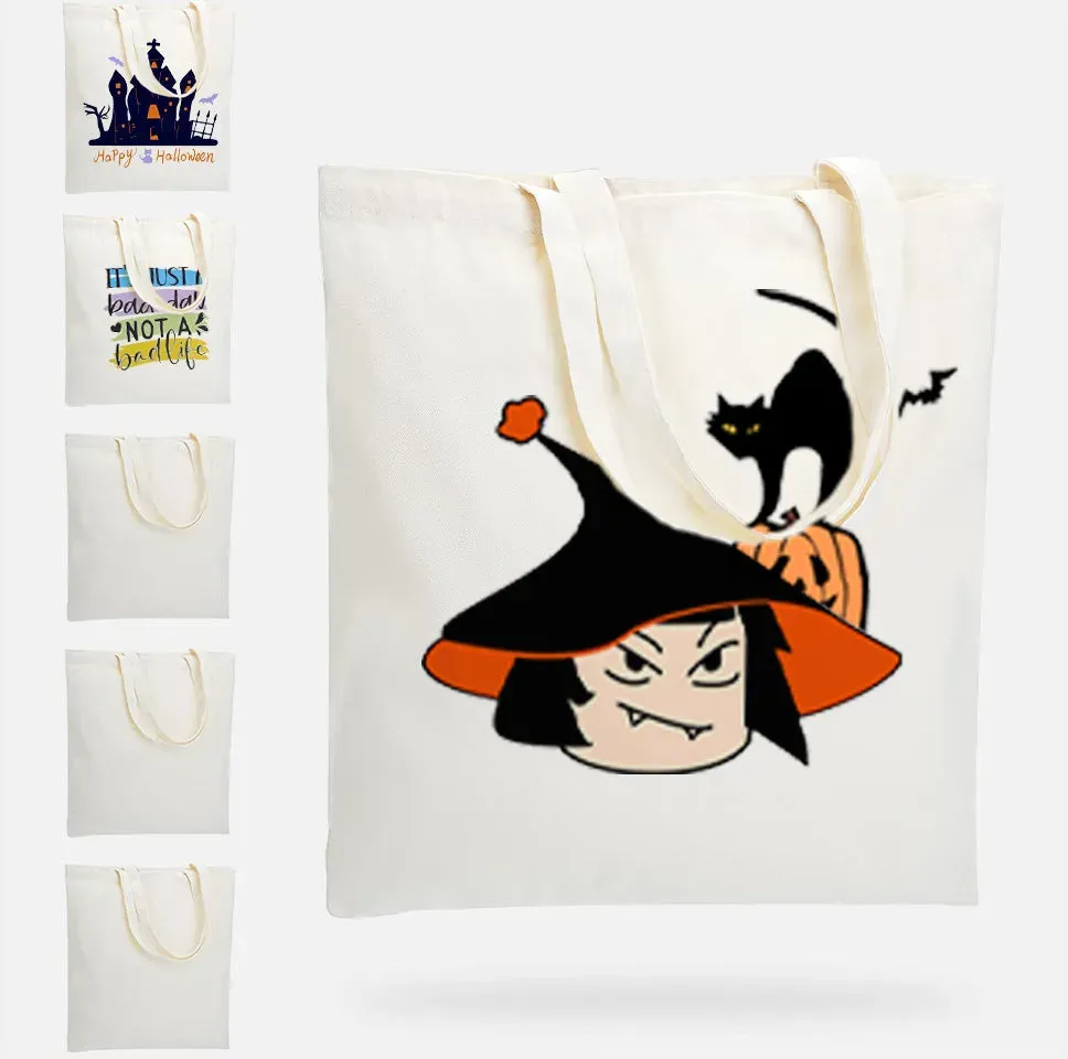6 Pack Sublimation Canvas Tote Bag Blank - 38 cm × 40.6 cm