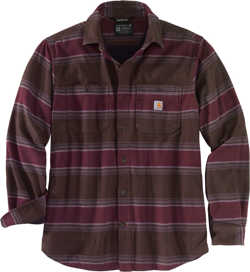 Carhartt Hamilton Fleece Lined overhemd, bruin, L Voorman