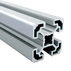 PRIOstahl Aluminiumprofil Alu Profil Vierkantschiene 40x40mm 1 Stück Länge: 2000mm