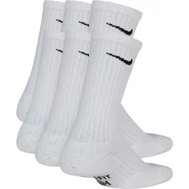 Nike Everyday Cushioned Crew Socken 6er Pack Weiß/Schwarz 38-42