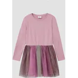 s.Oliver Junior Kleid mit Meshrock - 104