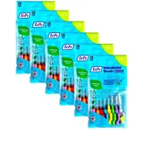 6x TePe Original Interdentalbürsten - 0,4 mm bis 1,3 mm gemischt - 6x 8 Stück