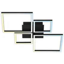 Briloner LED Deckenleuchte schwarz LED/38W