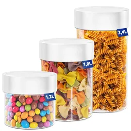konzept-11 Vorratsdose 2400 ml 6-tlg. Weiß