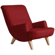 58 aufm Kessel Cocktailsessel Kajsa Kunstleder 58 x 71 x 70 cm Rot mit Relax-Funktion