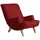 58 aufm Kessel Cocktailsessel Kajsa Kunstleder 58 x 71 x 70 cm Rot mit Relax-Funktion