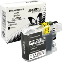 Ampertec Kompatible Tinte ersetzt Brother LC-223BK schwarz