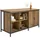 SoBuy Kücheninsel 170 x 89 x 60 cm Braun/Schwarz