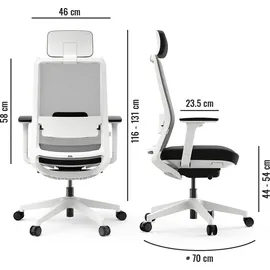 Yaasa Chair Pro Weiß