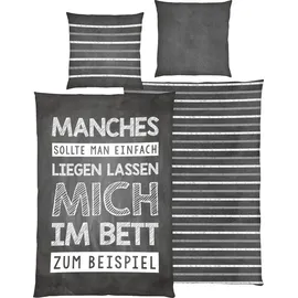 Herding Young Collection Manches sollte man einfach liegen lassen ... grau 135 x 200 cm + 80 x 80 cm