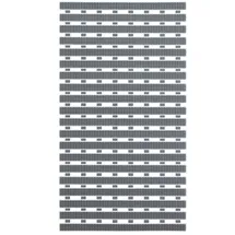 Relaxdays Antirutschmatte Dusche & Badewanne, 69 x 38 cm, rutschfeste Duschmatte mit Saugnäpfen, Badematte, grau/weiß