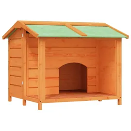 vidaXL Hundehütte Braun 96x87x80,5 cm Massivholz Kiefer - vidaXL
