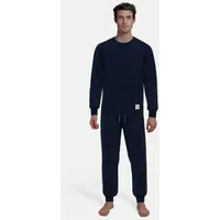 Tom Tailor Pyjama Rhodos in blau-dunkel-uni | Gr.: XXL