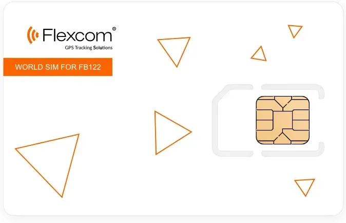 Flexcom SIMGL6M Daten-SIM-Karte für GPS-Tracker – 6 Monate internationale Nutzung