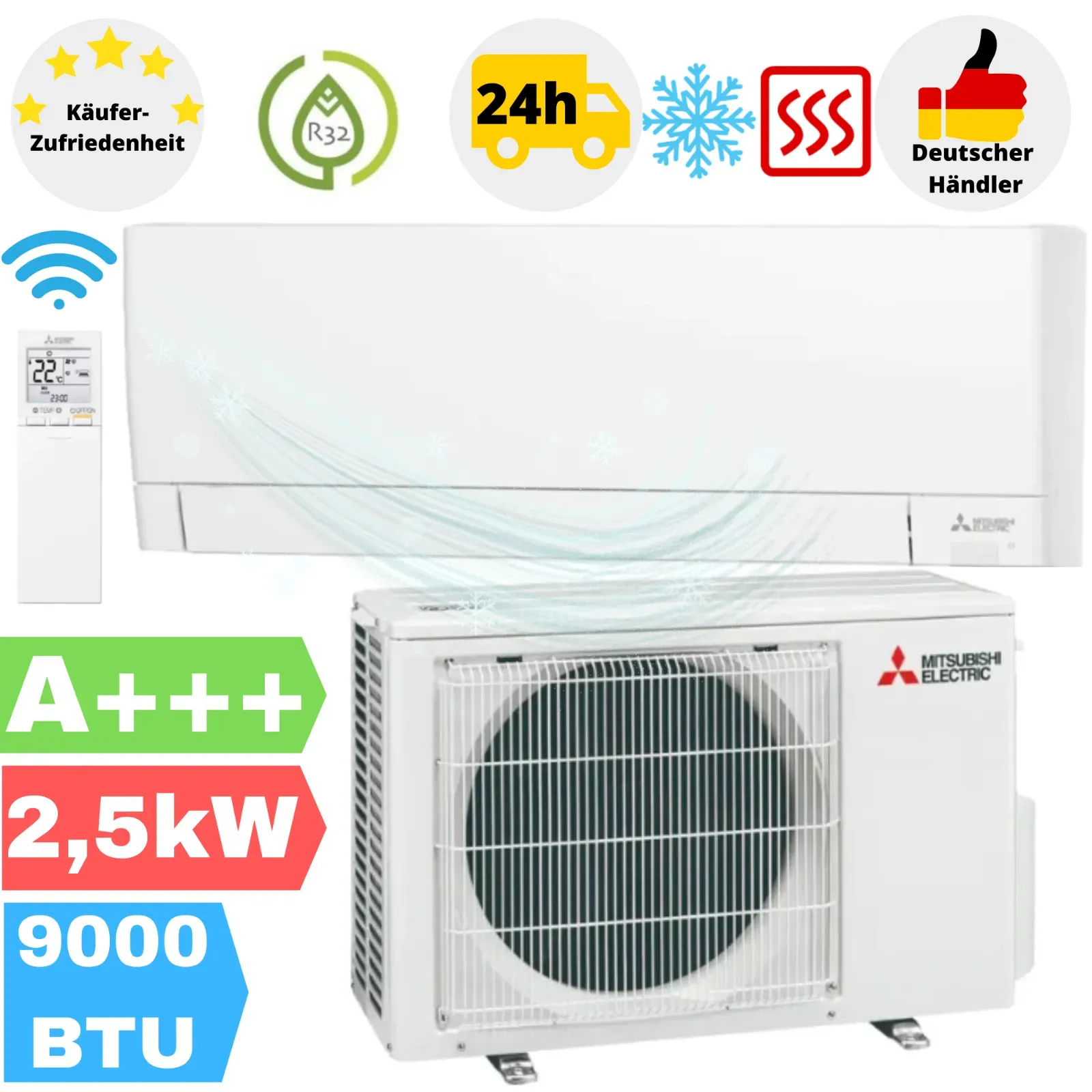 mitsubishi muz msz quick-connect set