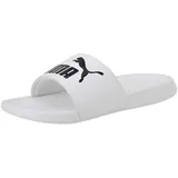 Puma Popcat Badelatschen white/black 43