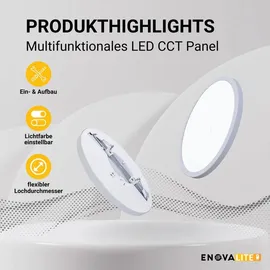 enovalite LED-Panel 18W rund
