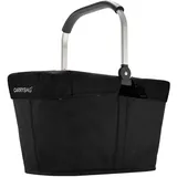 Reisenthel carrybag schwarz Henkelkorb Einkaufskorb + Cover schwarz