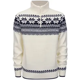 Brandit Textil Brandit Troyer Norweger Strickpullover weiß, Größe 5XL