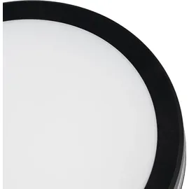 LUXULA LED Deckenleuchte 1 rund schwarz/weiß