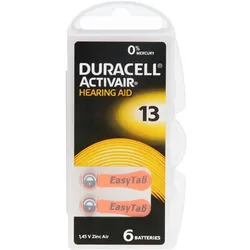 Batterie für Hörgeräte Duracell 13