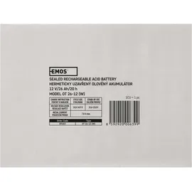 EMOS Wartungsfreier Bleiakku 12V, 26Ah