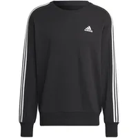 Adidas Essentials French Terry 3-Streifen Sweatshirt Black M