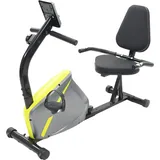 vidaXL Magnetisches Sitz Ergometer grau/gelb