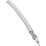 BKL Electronic 0806001/50 Koaxialkabel Außen-Durchmesser: 6.60 mm 75 90 dB Weiß 50 m