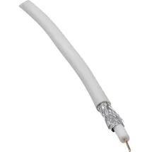 BKL Electronic 0806001/50 Koaxialkabel Außen-Durchmesser: 6.60 mm 75 90 dB Weiß 50 m