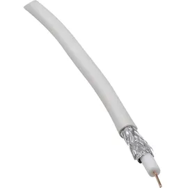 BKL Electronic 0806001/50 Koaxialkabel Außen-Durchmesser: 6.60 mm 75 90 dB Weiß 50 m