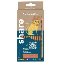 Share Buntstifte »basic« 12 Stück schwarz