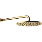 Dornbracht Regenbrause mit Wandanbindung, Ø 300mm, 28679970-28, Farbe: Messing gebürstet