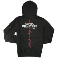 Alpha Industries Signature BP Hoody schwarz, Größe XL