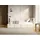 Selsey Jugendbett Creme Kunststoff, 1-Sitzer, 120x200 Kopfteil Rechts, Matratze & Bettkasten, Samt