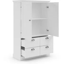 OTTO home Wäscheschrank Motala 83 x 130 x 35 cm Weiß