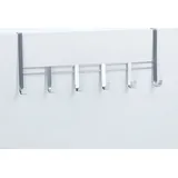 Zeller Present Türhängeleiste Metall verchromt 6 Haken