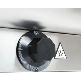 Mahlzeit elektrischer Edelstahl Chafing Dish mit GN 1/1 Behälter, 9 Liter, bis 80°C mit Display - Mahlzeit