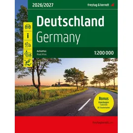 Freytag-Berndt und ARTARIA Deutschland, Autoatlas 1:200.000, 2026/2027, freytag & berndt