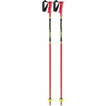 Leki Kinder Racing Kids Bright red-Black-Neonyellow, 105CM